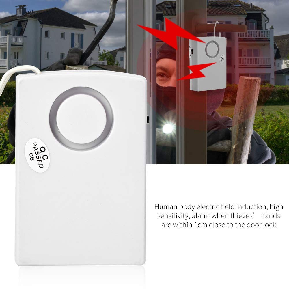 Dioche 120dB Loud Door Window Alarm with Touch Sensor - Home Security Burglar Alert for House, Apartment & Garage | Perfect for Bedrooms, Offices & Vacation Homes Protection