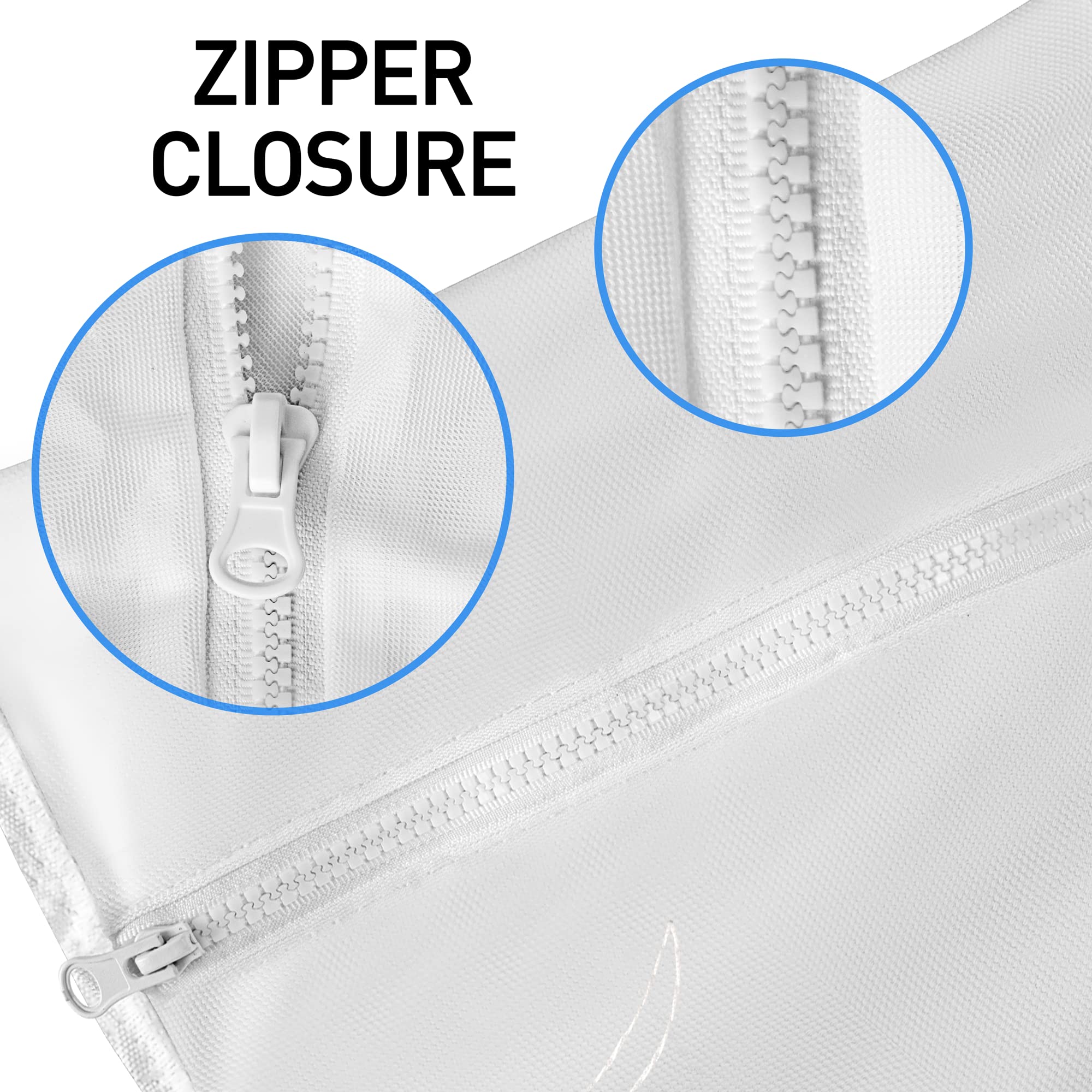 Premium Nylon Mesh Pool Cleaner Bags - Replacement Filter Bags for Polaris 280 & 480 Pool Cleaners - Durable All-Purpose Zippered Bags - Compatible with K13 & K16 Models (2-Pack) - Perfect for Pool Maintenance & Debris Collection