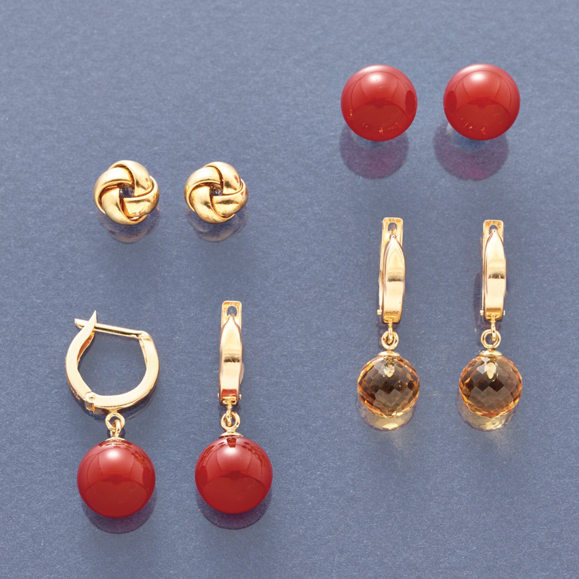 10mm Carnelian Bead Earrings for Women - Handmade Dangle Drop Earrings - Natural Gemstone Jewelry Gift for Birthday, Anniversary (Perfect for Boho, Party & Office Wear)