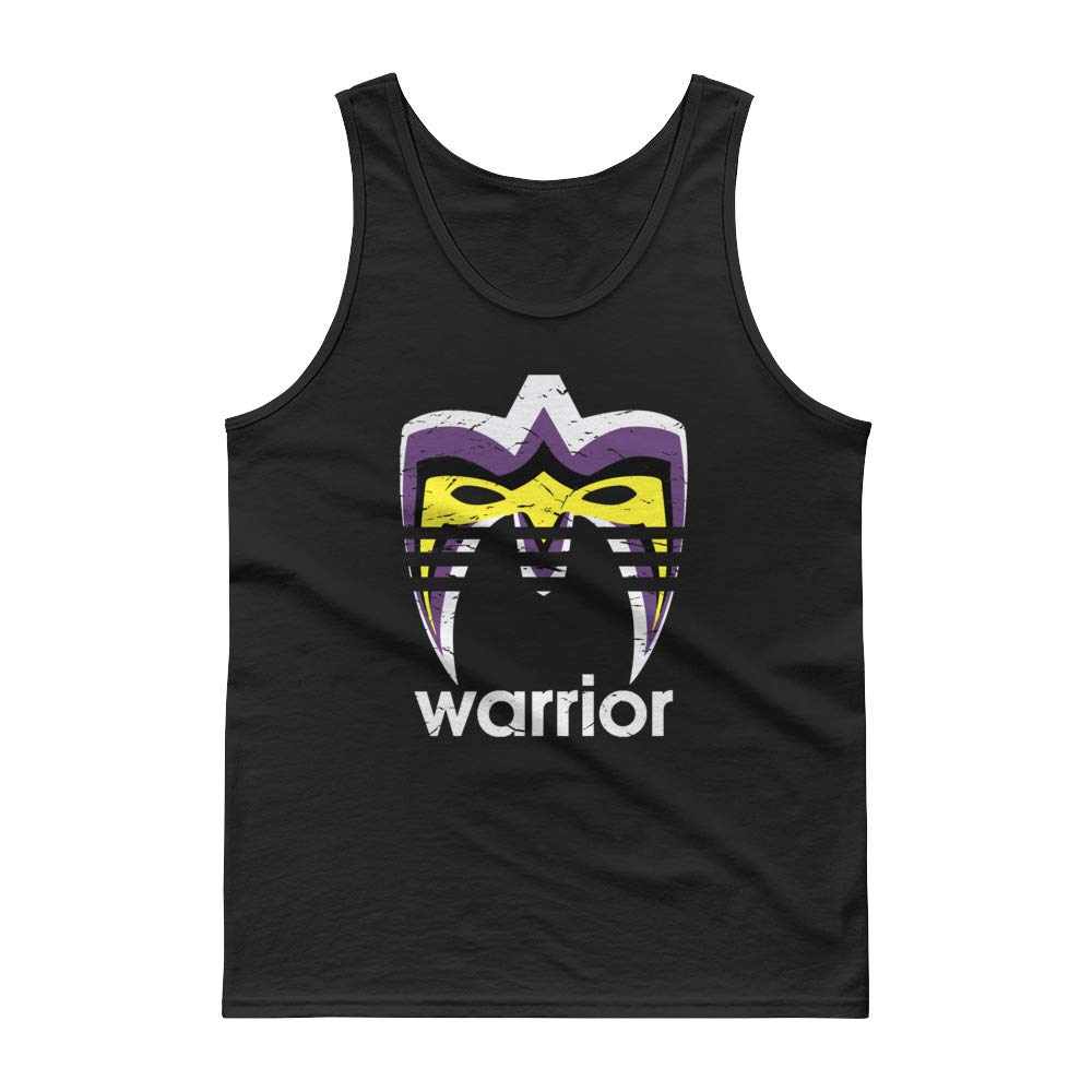 Ultimate Warrior Wrestler Face Paint Tank Top - WWE Cosplay, Halloween Costume, Wrestling Fan Apparel