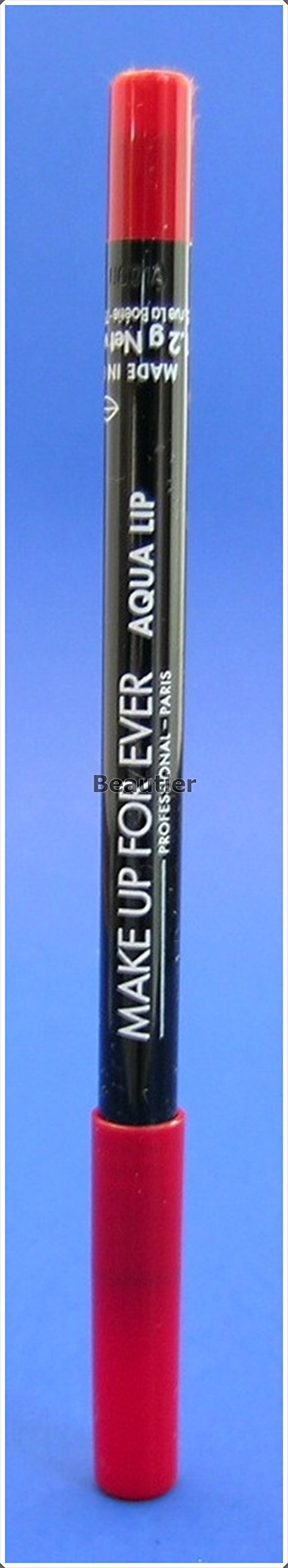 Make Up For Ever Aqua Lip Waterproof Lip Liner - 8C Red Long-Lasting Matte Finish (0.04 oz) for Women | Perfect for Parties, Weddings & Everyday Wear