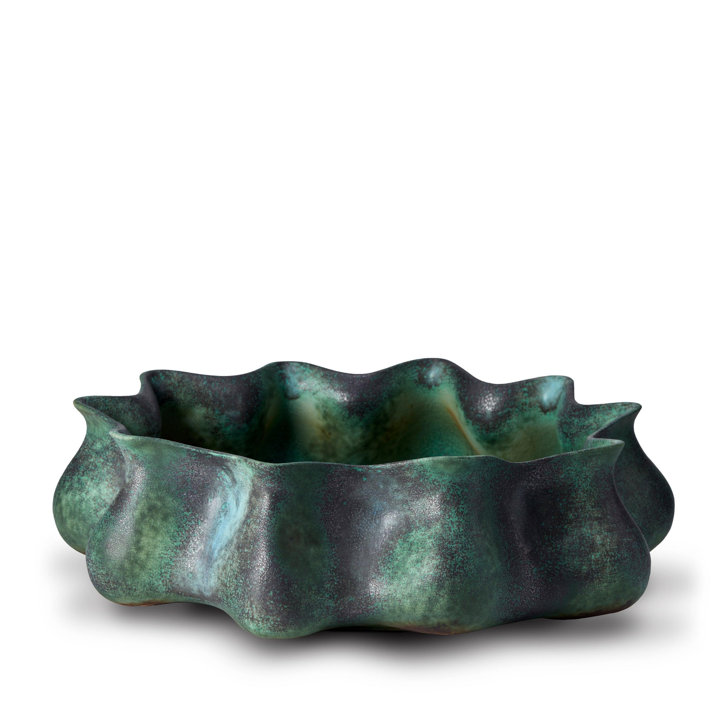 Cenote Bowl - Handcrafted Ceramic Serving Bowl for Salads, Pasta & Desserts | Perfect for Dining, Entertaining & Home Decor | Eco-Friendly & Durable Kitchenware