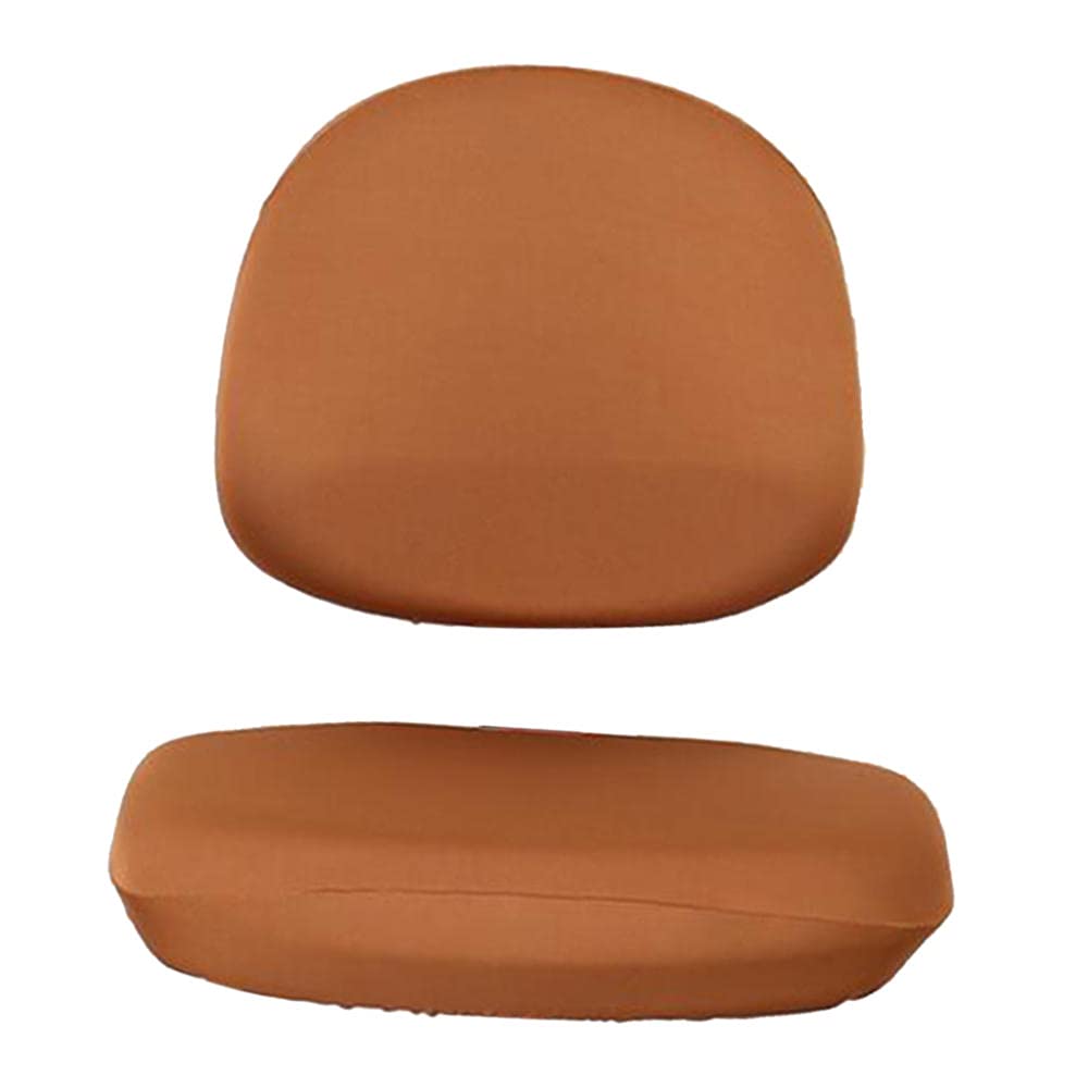 Stretch Dining Chair Slipcovers - Soft Swivel Office Chair Covers for Computer & Coffee Shop Use - Washable & Universal Fit for Home & Commercial Spaces
