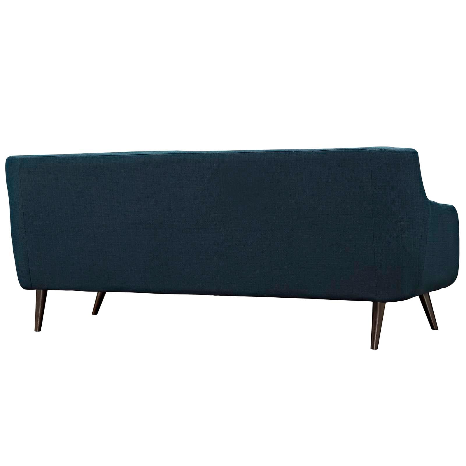Verve Upholstered Fabric Sofa - Modern Comfortable Living Room Couch for Small Spaces & Apartments | Perfect for Relaxing, Entertaining & Family Gatherings