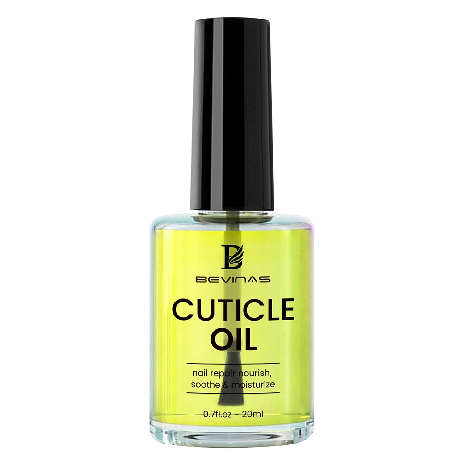 Organic Cuticle Oil for Nails - Nail & Cuticle Treatment to Repair Damaged Nails, Moisturize & Strengthen - 0.7oz | Perfect for Dry, Brittle Nails & At-Home Manicures