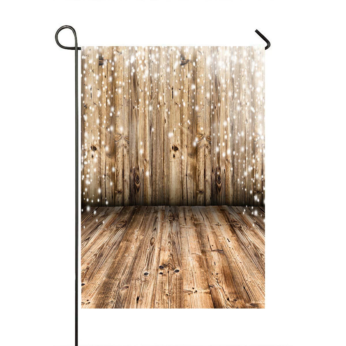 Vintage Wood Texture Garden Flag 28x40 Inch - Outdoor Decorative Flag for Home, Yard, Party & Seasonal Decor - Perfect for Patio, Lawn, Porch & Garden Decorations