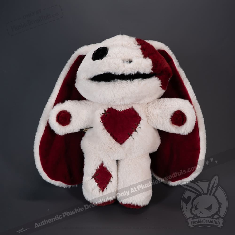 Plushie Dreadfuls Love Rabbit Plush Puppet - Soft Stuffed Animal Toy for Kids & Adults, Perfect for Cuddling, Gifts, and Home Decor