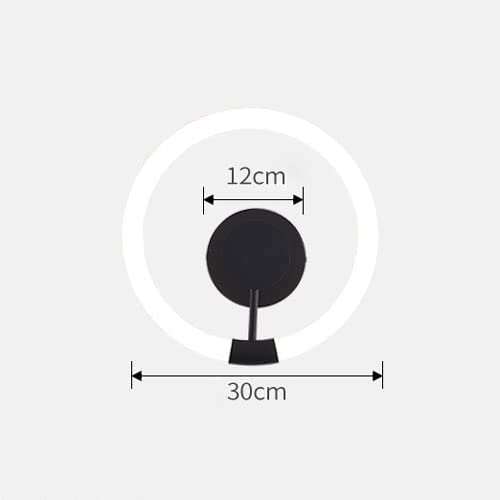 Modern LED Wall Sconce Lamp - 10W Energy Saving Wall Light Fixture for Living Room, Bedroom, Corridor & Foyer - Nordic Style Headboard & Bedside Lighting (Black) - Perfect for Ambient Lighting and Space-Saving Home Decor