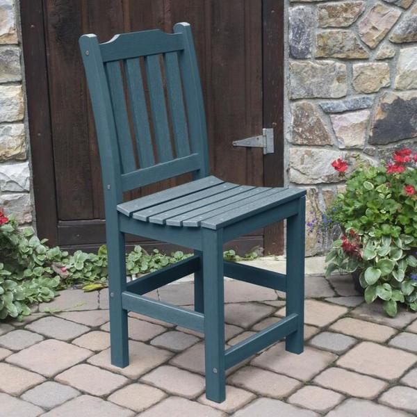 Lehigh 5-Piece Round Counter Height Recycled Plastic Outdoor Dining Set - Patio, Deck, Garden, or Backyard Furniture for Casual Entertaining