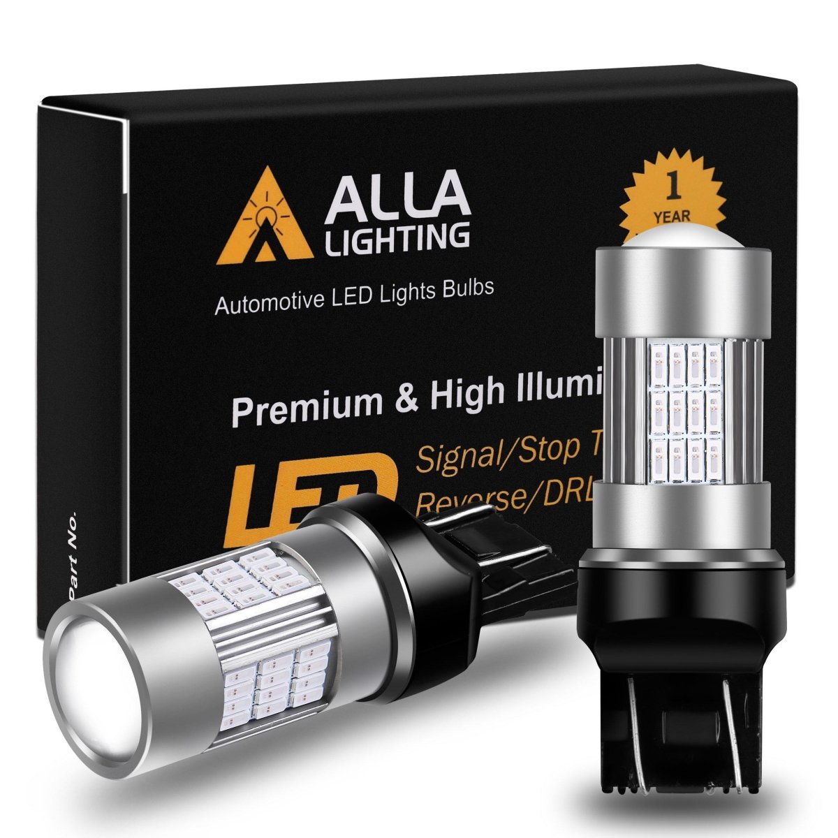 T20 7444 7443 LED 4014 54 SMD Bulbs - Bright Signal, Brake Stop Tail & Reverse Lights for Cars, Trucks, SUVs | Perfect for Night Driving & Enhanced Safety