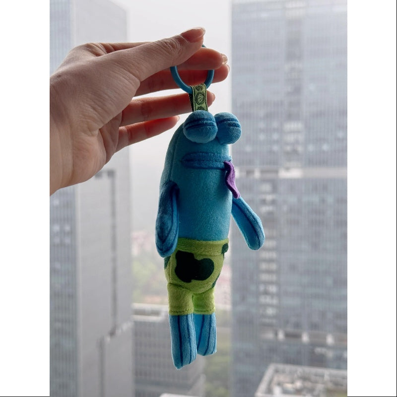 SpongeBob Bikini Bottom Buddies Plush Toy - Whimsical Flat Fish Stuffed Animal for Kids & Collectors | Perfect Gift for Birthday, Christmas & SpongeBob Fans