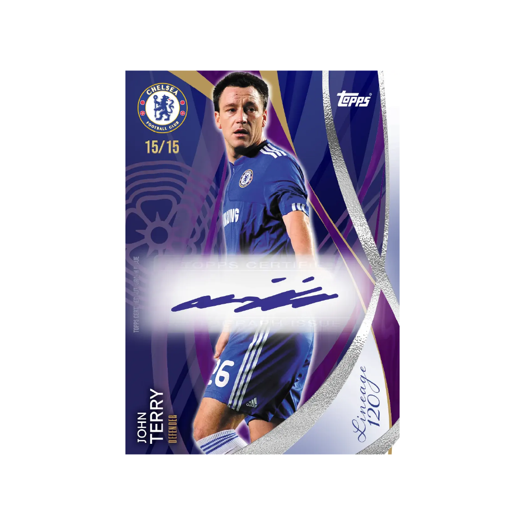 Topps Chelsea Lineage: 120 Years Anniversary Edition 2024/25 Soccer Trading Cards - Perfect for Collectors, Fans & Gift Giving