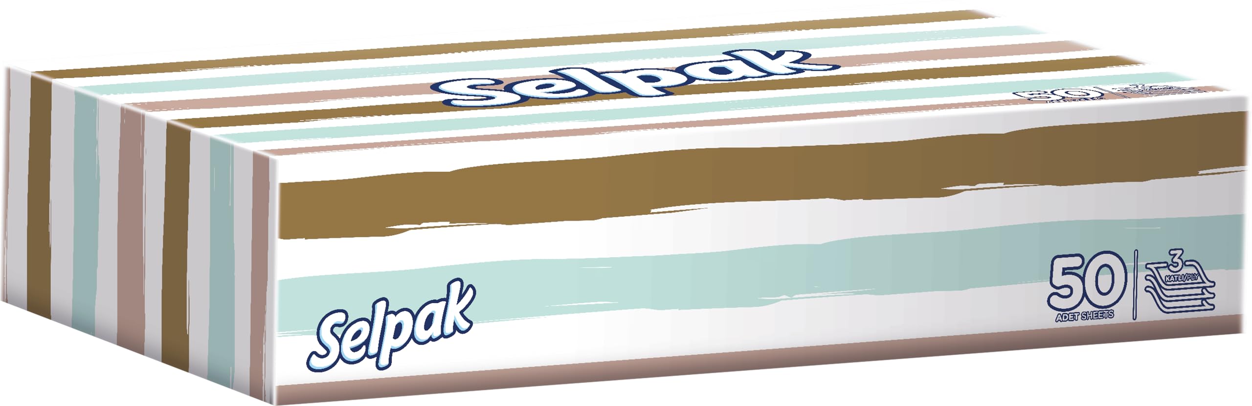 Premium Selpak 3-Ply Facial Tissues Box - Soft & Strong Standard Size (1 Pack) | Home, Office & Travel Use for Everyday Comfort