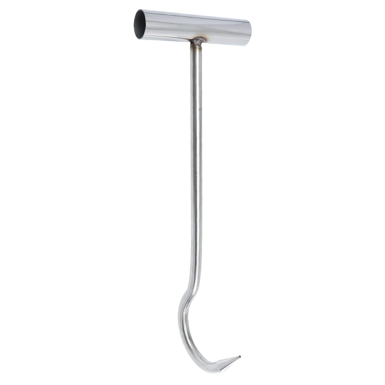 GANAZONO Stainless Steel Meat Hook - T-Shaped Boning Hook for Butcher Shop, BBQ, Hunting & Meat Processing - Heavy Duty Multipurpose Tool for Chefs & Home Cooks