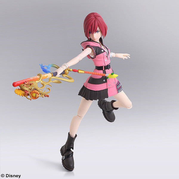 Bring Arts Kingdom Hearts III Kairi Action Figure by Square Enix - Collectible Anime Character Statue for Gamers & Fans | Perfect for Display, Gifts, and Cosplay Inspiration