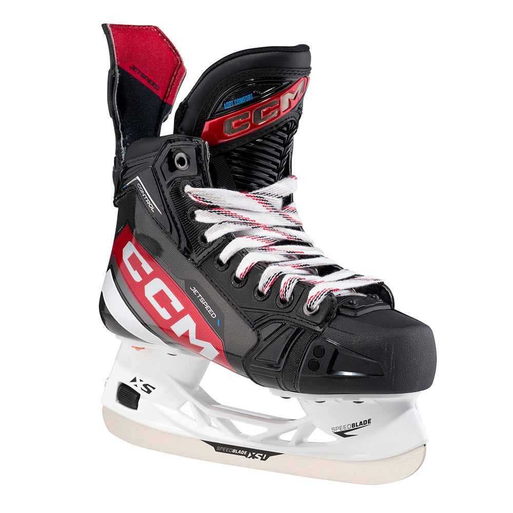 CCM Jetspeed Control 2023 Intermediate Ice Hockey Skates - Professional Performance for Youth & Adult Players - Perfect for Ice Rinks, Tournaments & Training Sessions