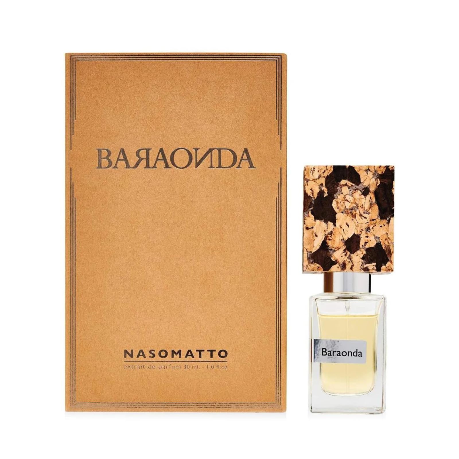 Baraonda Unisex Perfume Extrait De Parfum - Long Lasting Woody Floral Fragrance with Musk, Whiskey & Rose Notes - 1oz Perfume Spray for Men & Women - Perfect for Date Nights, Gifting & Special Occasions