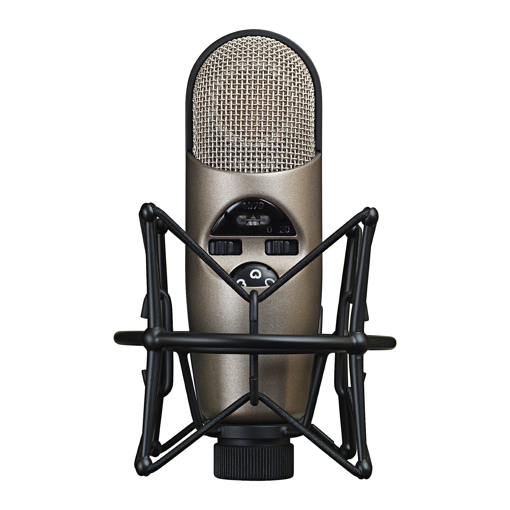CAD M179 Variable Pattern Condenser Microphone - Professional Studio Recording Mic for Vocals, Instruments & Podcasting - Perfect for Home Studios, Live Performances & Broadcast Use