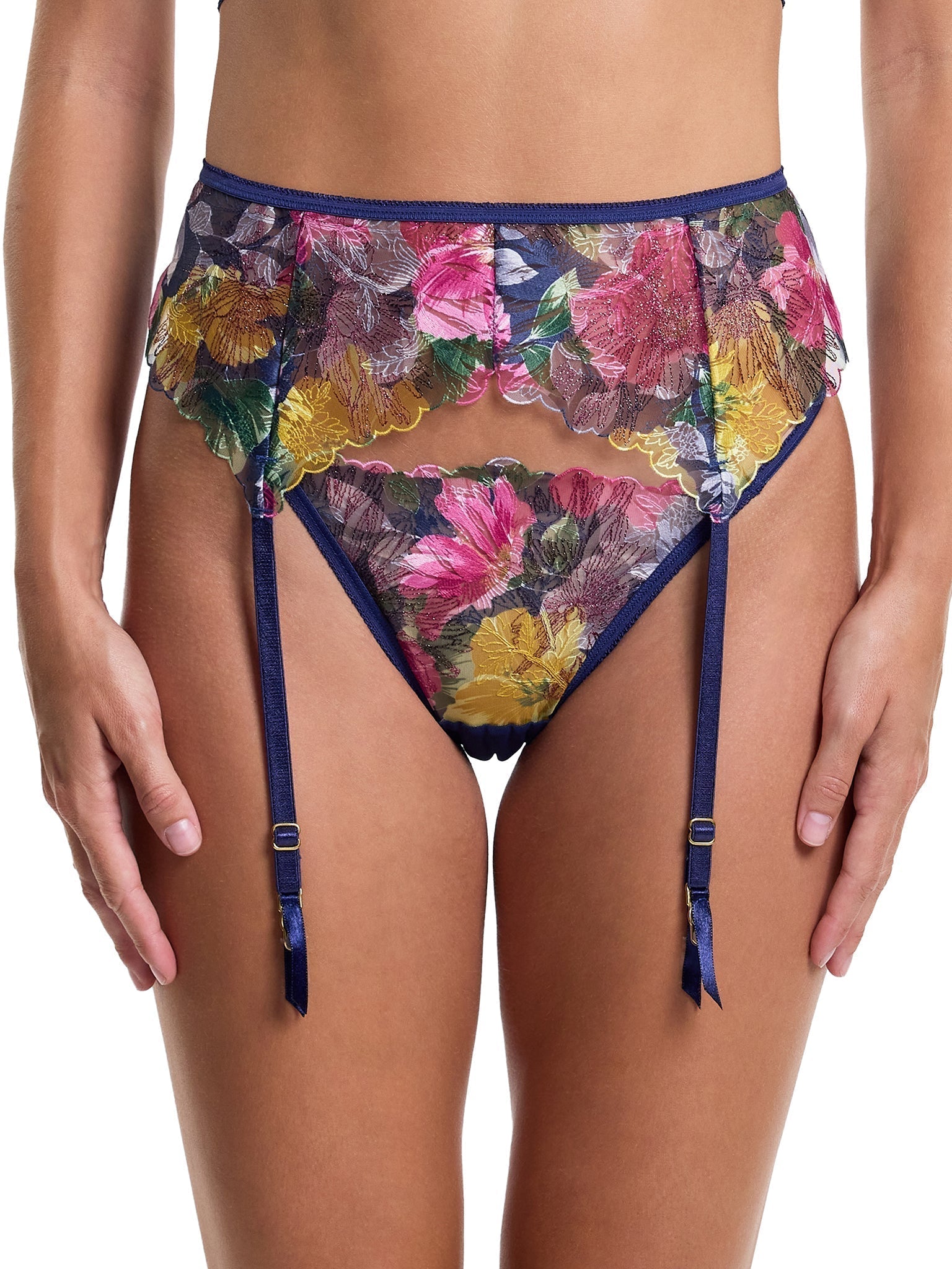 &oh Wildly Blooming Garter Belt - Sexy Lingerie for Women | Perfect for Valentine's Day, Bridal, and Romantic Occasions