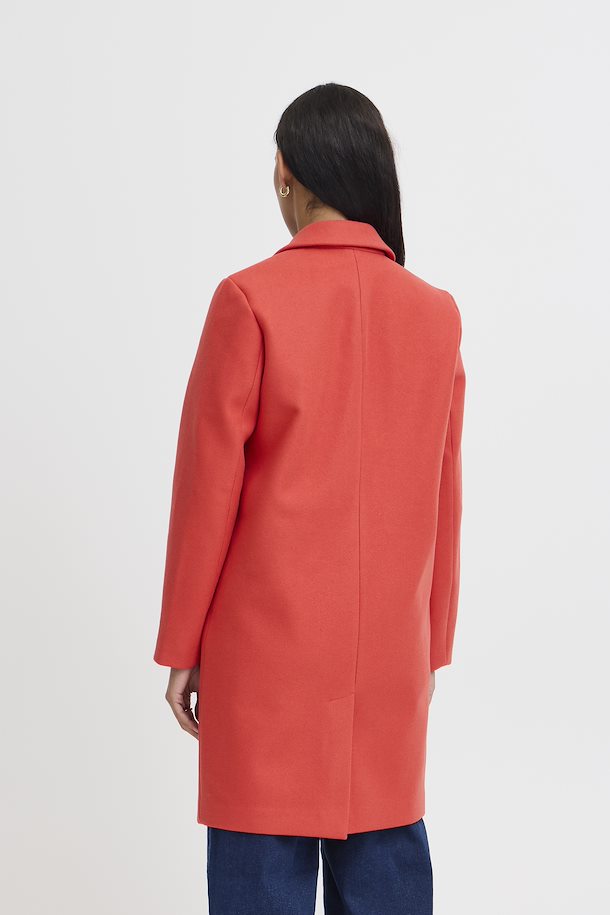 Juliette Coat for Women - Elegant Cranberry Wool Blend Winter Coat | Perfect for Office, Date Nights & Holiday Parties