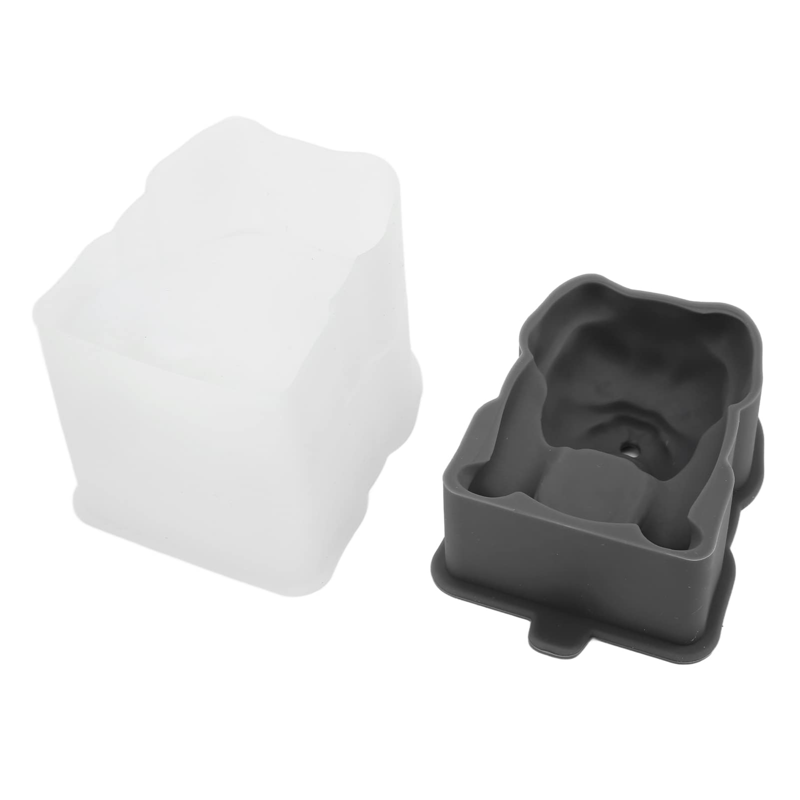 Premium Silicone Ice Cube Mold - Leakproof Bulldog Shape Whiskey Ice Ball Maker for Cocktails, Iced Tea & Coffee | Perfect for Home Bars, Parties & Gift Giving