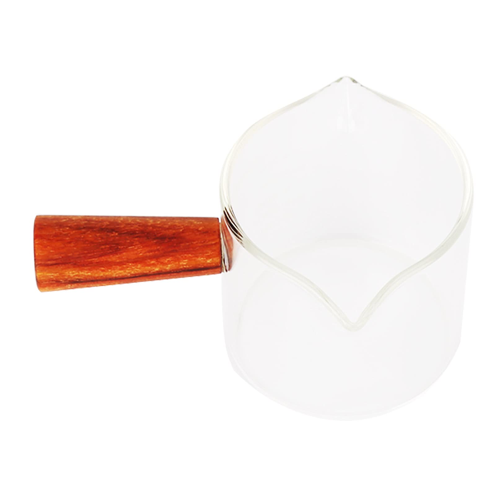Premium Measuring Cup with Wooden Handle - Perfect for Coffee, Baking & Cooking - Ideal for Home, Kitchen & Barista Use