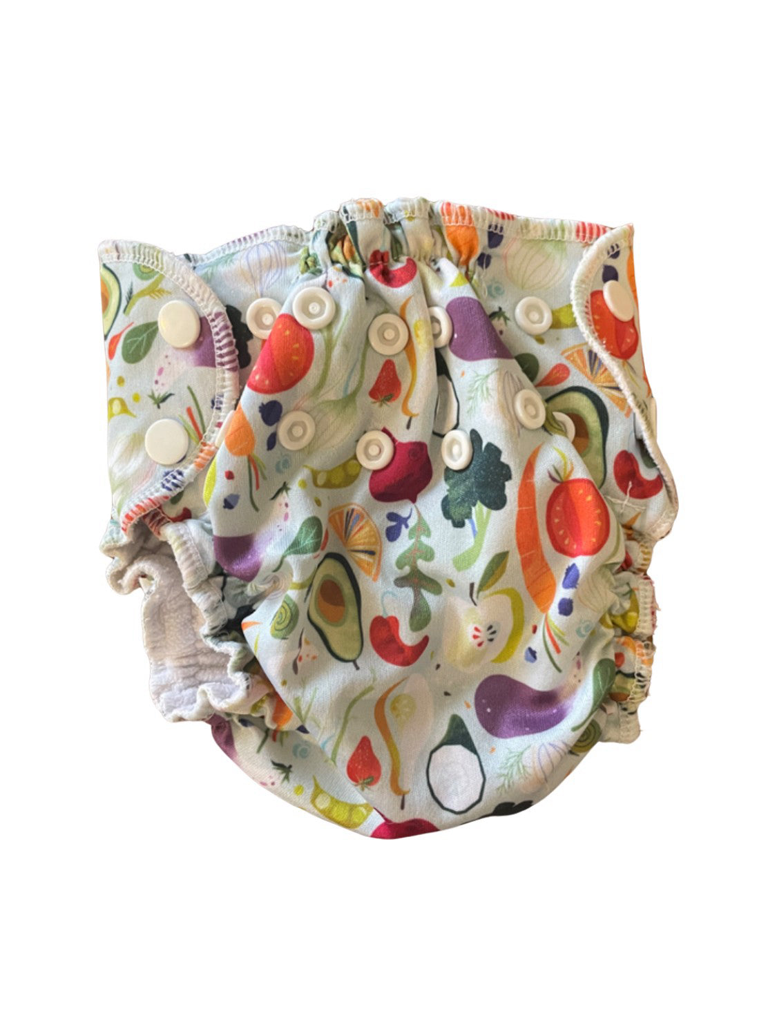 Apple Cheeks Cloth Diaper - Size 1 for Babies 6-12 Months | Reusable, Eco-Friendly & Soft | Perfect for Daycare, Travel & Home Use