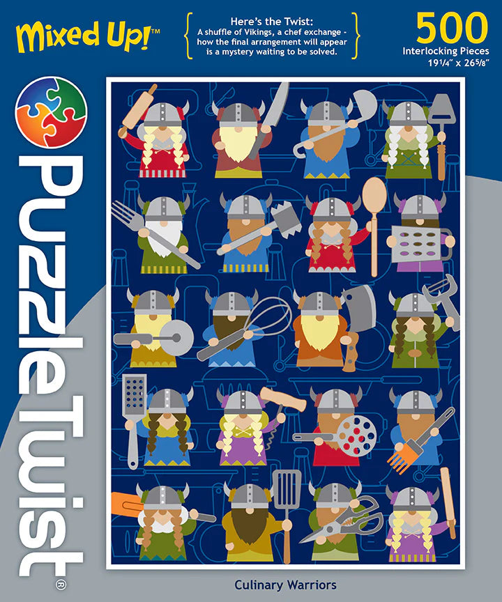 Culinary Warriors 500 Piece Jigsaw Puzzle - Fun Family Activity & Kitchen Decor for Puzzle Lovers