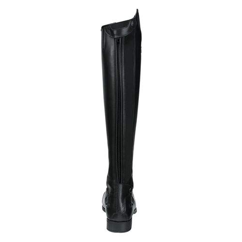 Women's Donatello III Dress Boots - Black Leather Ankle Boots Size 37 (XSlim Regular) for Office, Party & Formal Occasions