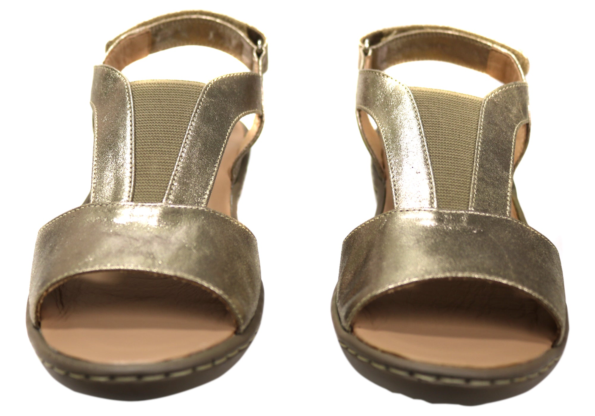 Opananken Elva Women's Comfortable Brazilian Leather Sandals - Stylish Summer Casual & Beach Walking Sandals for Women