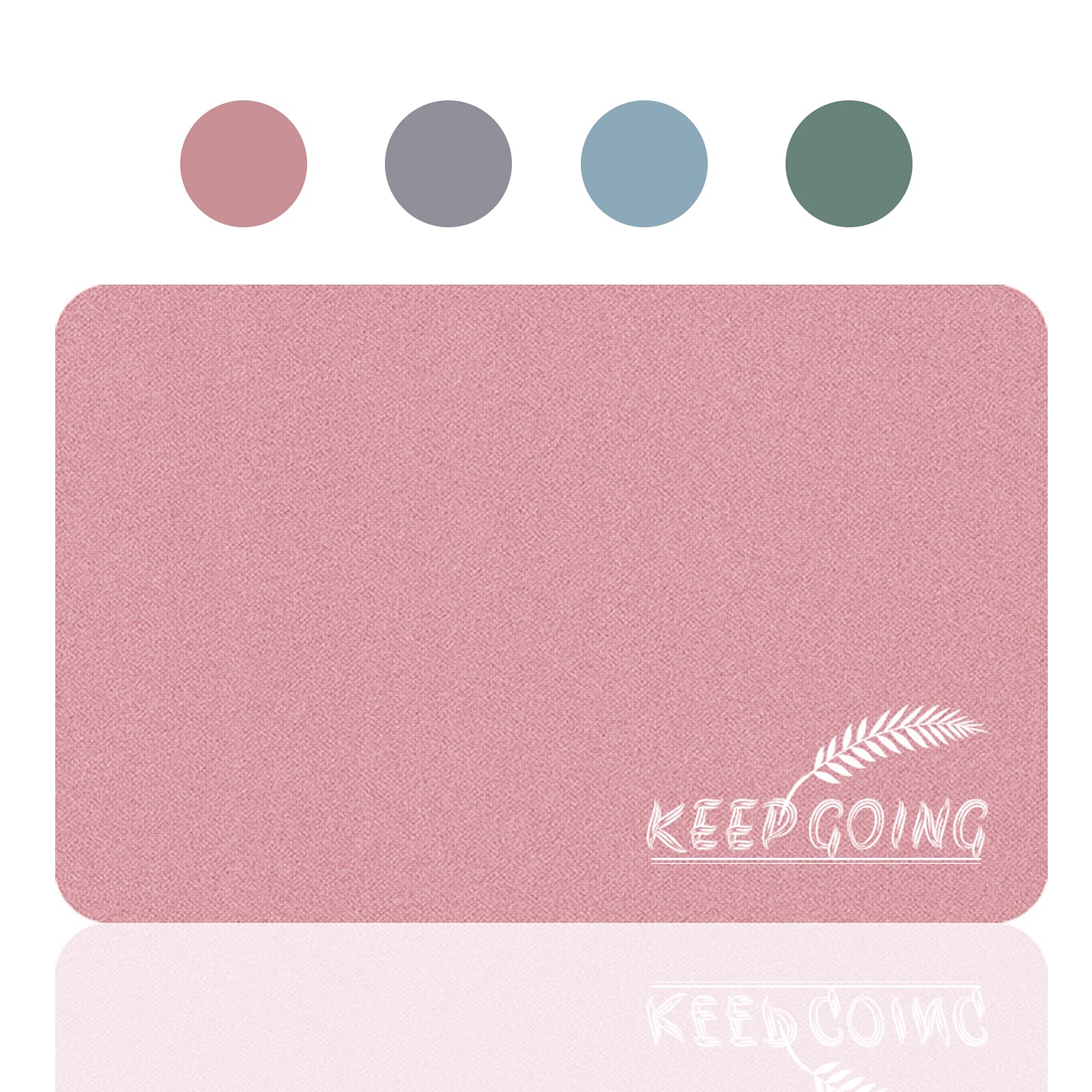 Ultra Soft Non-Slip Water Absorbent Bath Mat - 17.7x29.5 Inch Shower Rug for Bathroom Floor, Tub & Shower Door - Quick Dry Bathroom Carpet with Anti-Skid Backing (Pink) - Perfect for Wet Floors, Post-Shower Comfort & Bathroom Safety