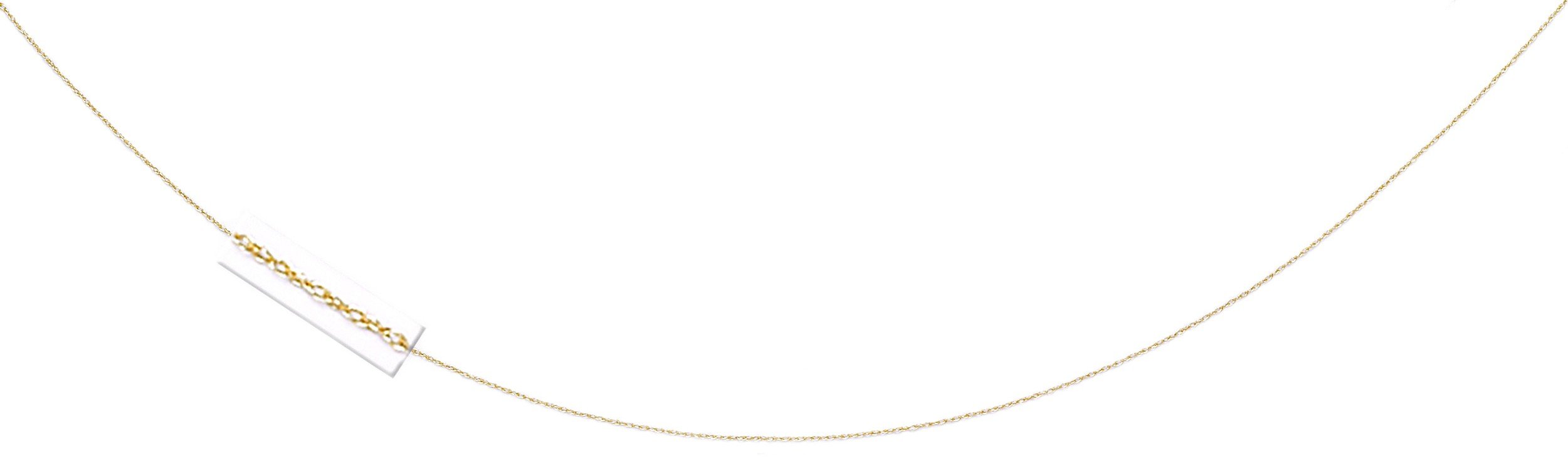 14K Yellow Gold Rope Chain Pendant Necklace 22 Inch - Unisex Gold Chain Necklace for Women & Men - Perfect for Gifts, Weddings & Everyday Wear
