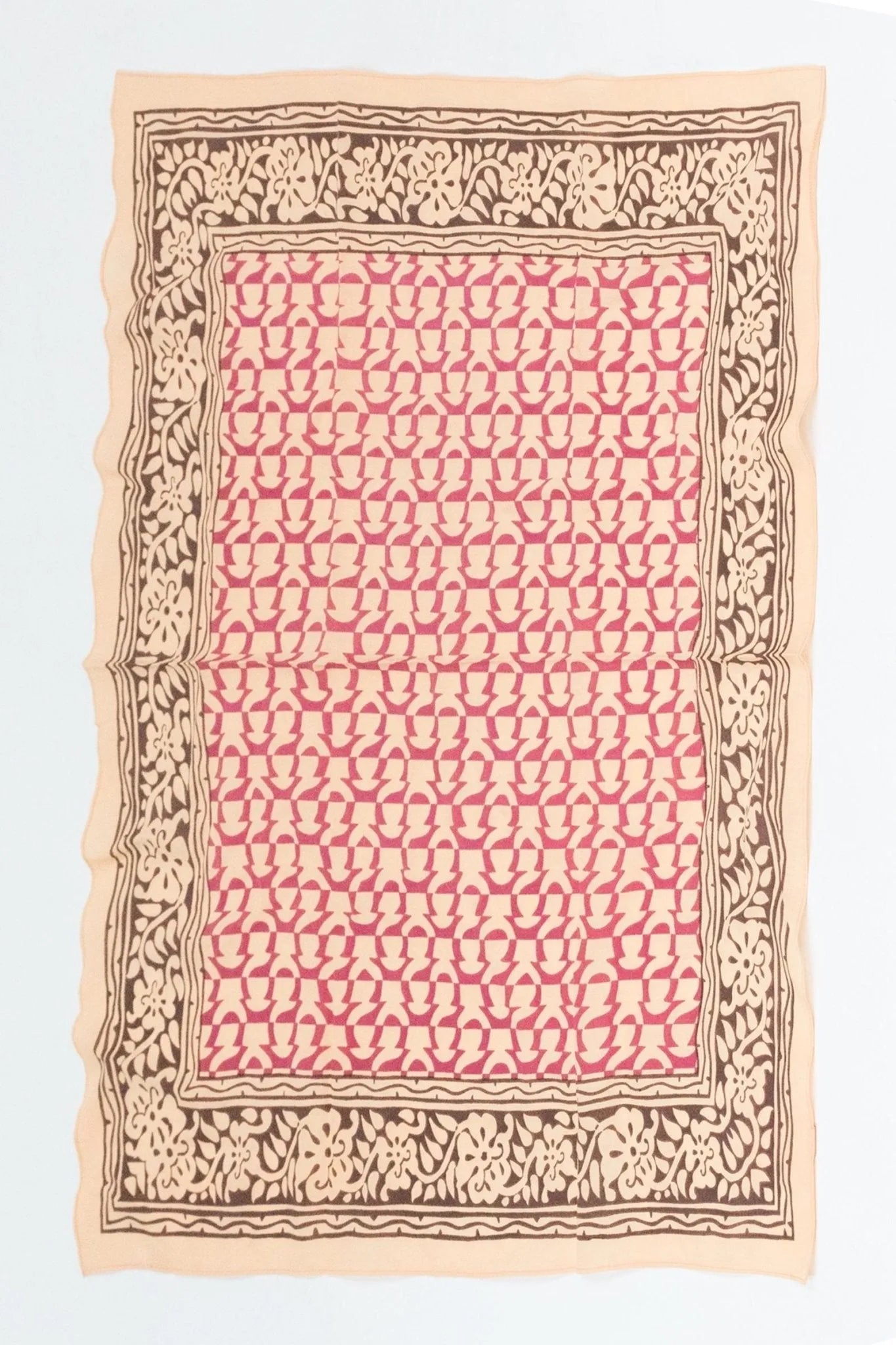 Stylish Block Print Bandana - Lightweight & Breathable Cotton Scarf for Women & Men - Perfect for Outdoor Activities, Fashion Accessories, and Travel