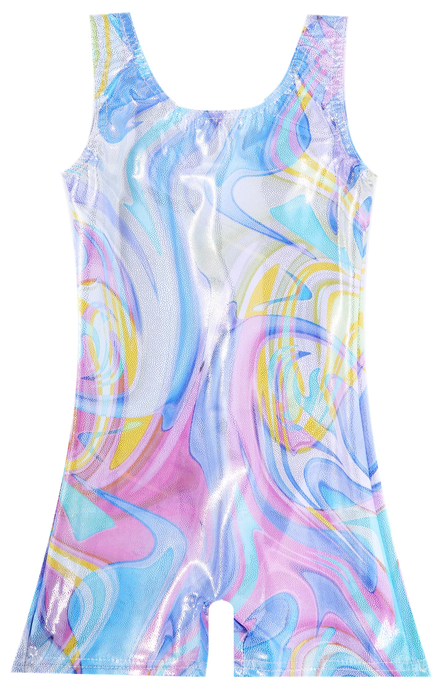 Dancina Girls Gymnastics Leotards with Shorts - Tumbling Outfit for Dance, Cheerleading & Gymnastics Practice - Comfortable & Stretchy Performance Wear
