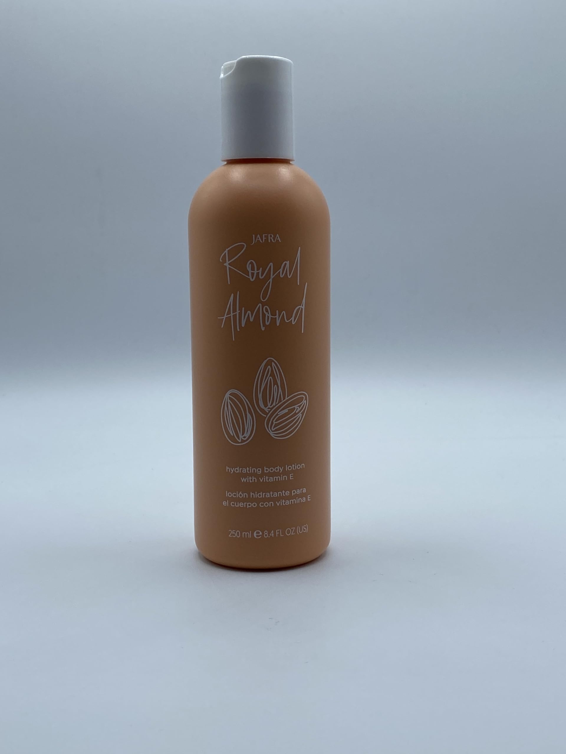 JAFRA Royal Almond Hydrating Body Lotion 250ml (8.4 fl oz) - Moisturizing & Nourishing for Dry Skin - Perfect for Daily Hydration & Spa Days