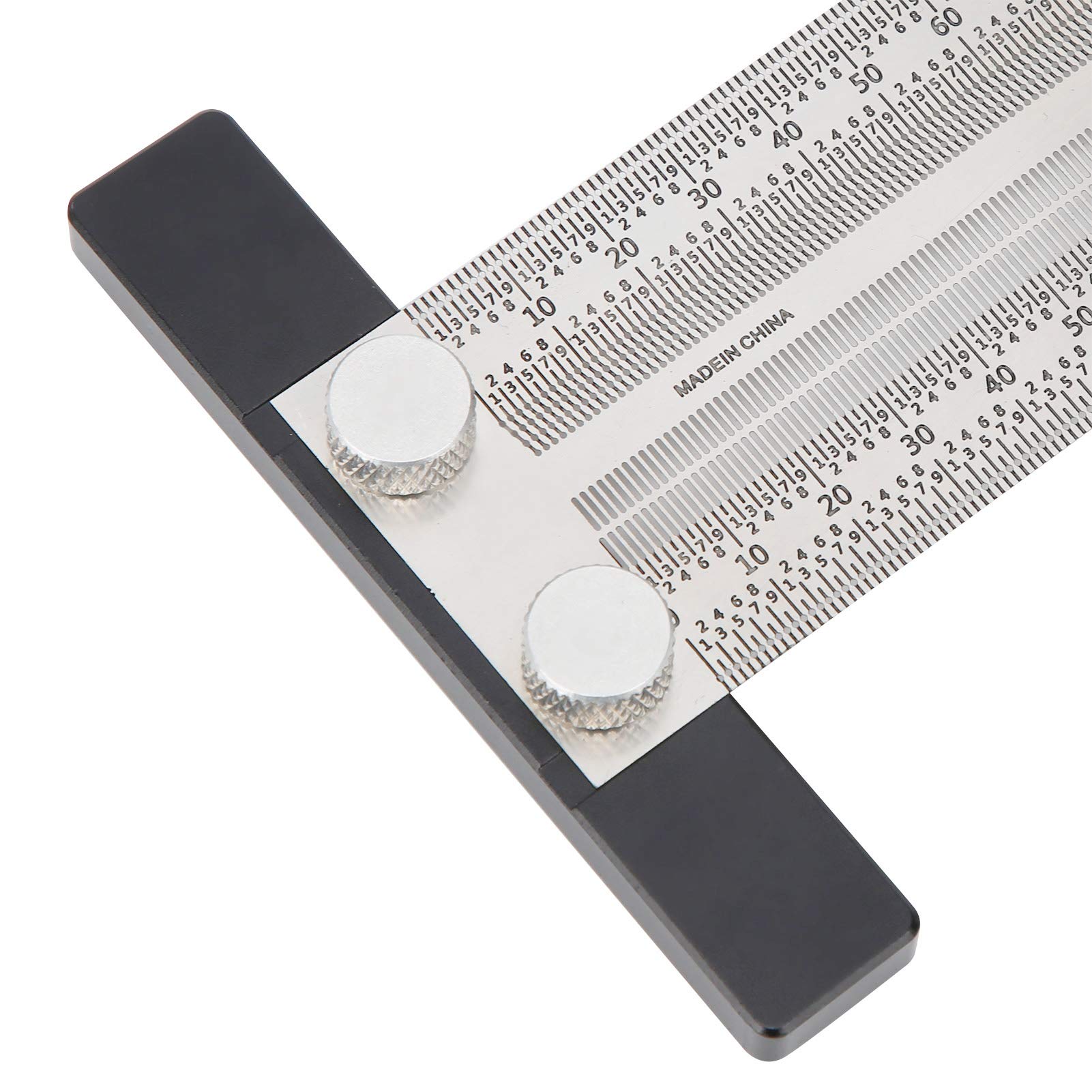 Precision Scale Ruler & Line Measuring Tool - Durable Stainless Steel Model Making Ruler for DIY Projects, Home Crafts, Architecture & Engineering Design - Perfect for Woodworking, Blueprint Drafting & School Supplies