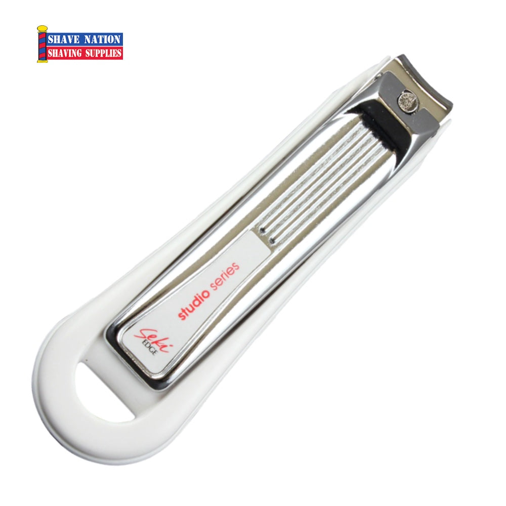 Premium Seki Deluxe Stainless Steel Toenail Clippers SS-102 - Professional Pedicure Tool for Home & Travel Grooming Kit