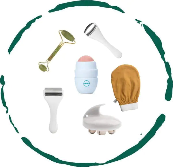 6-Piece Skincare Accessories Set for At-Home Spa & Facial Care | Complete Facial Tools Kit with Blackhead Remover, Face Roller & More | Perfect for Self-Care, Relaxation & Beauty Routine