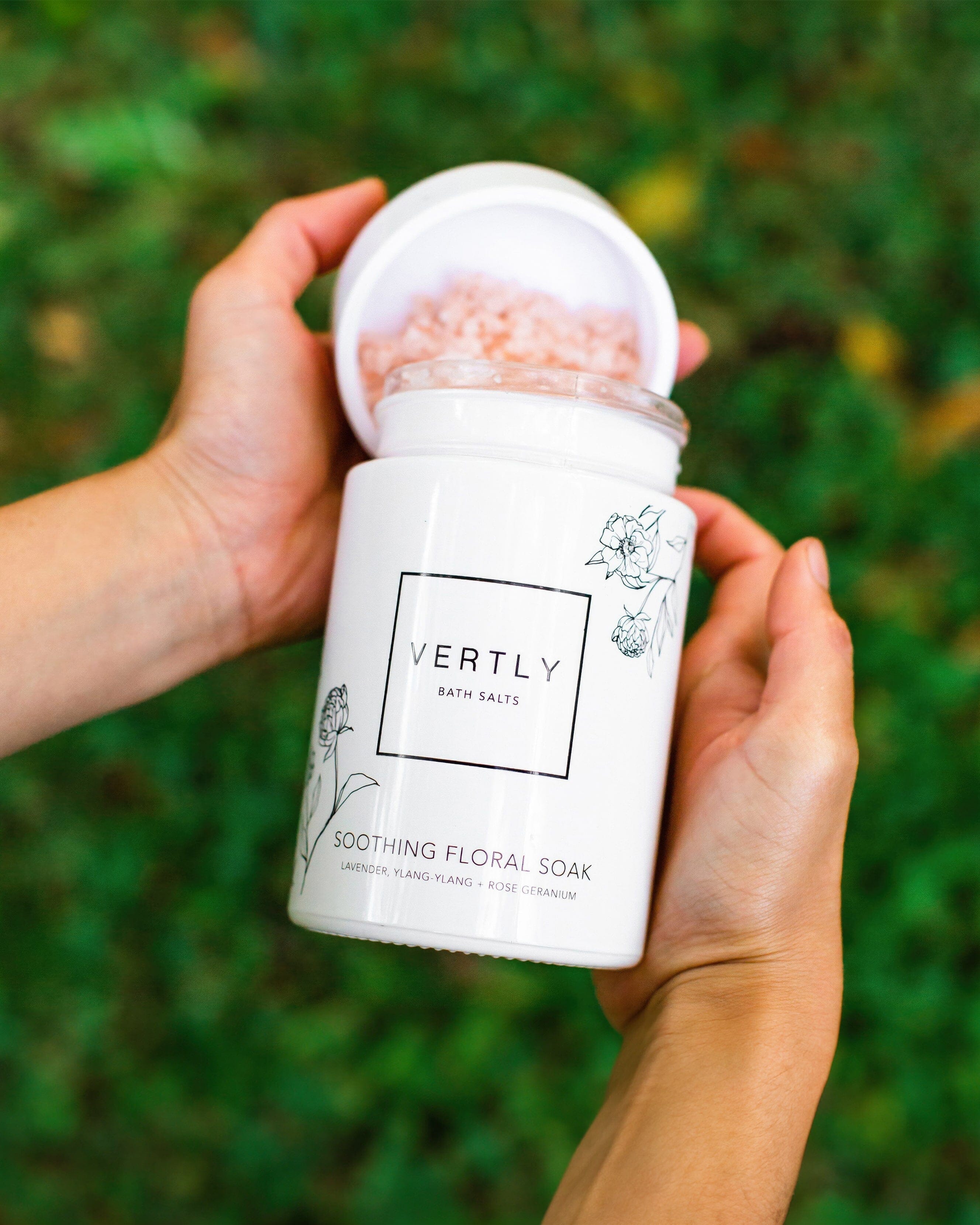 Relaxing Lavender & Rose Bath Salts for Stress Relief - Perfect for Spa Nights & Self-Care Rituals