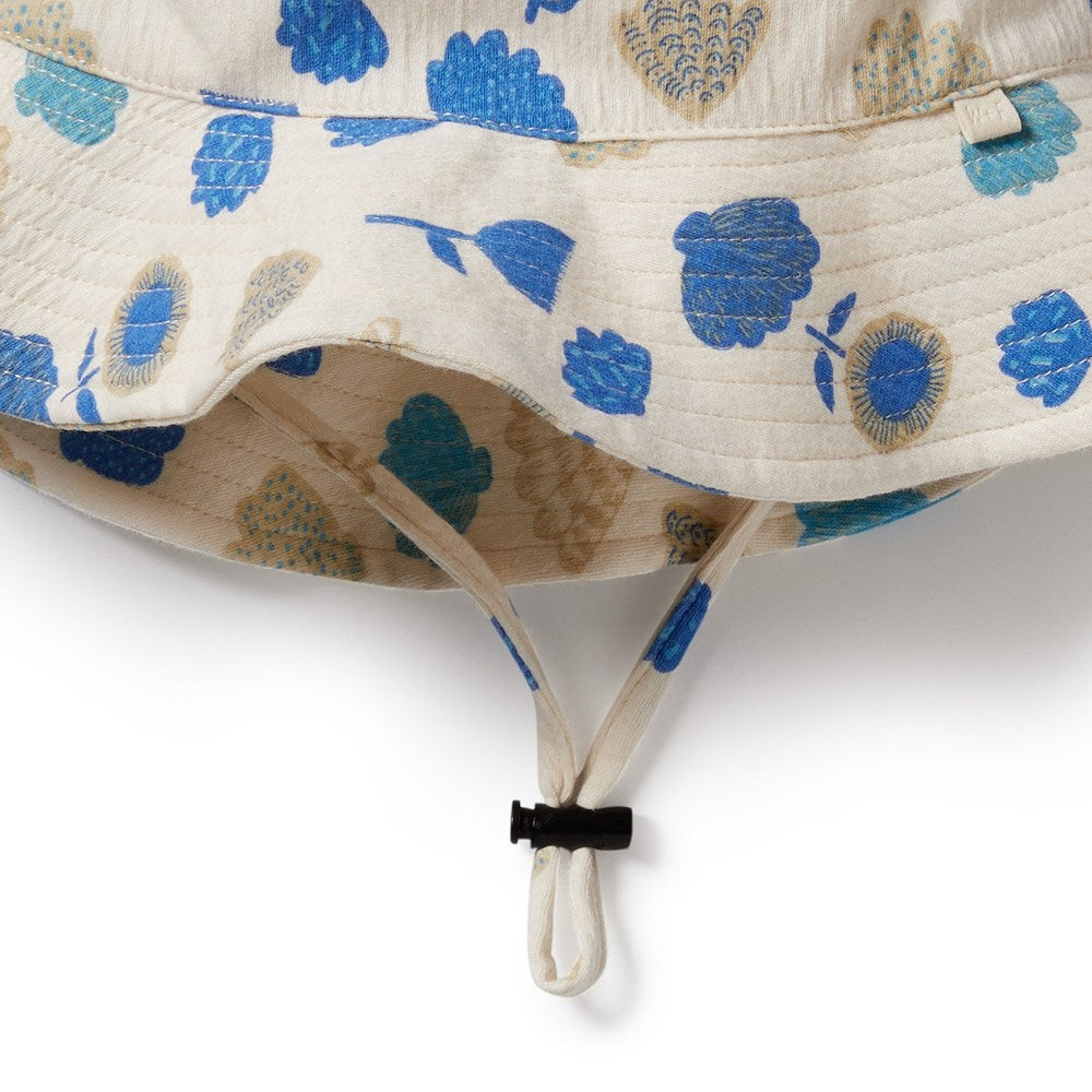 Ocean Breeze Crinkle Sun Hat for Women - UPF 50+ Wide Brim Beach Hat for Sun Protection, Summer Outdoor Activities, Travel & Vacations