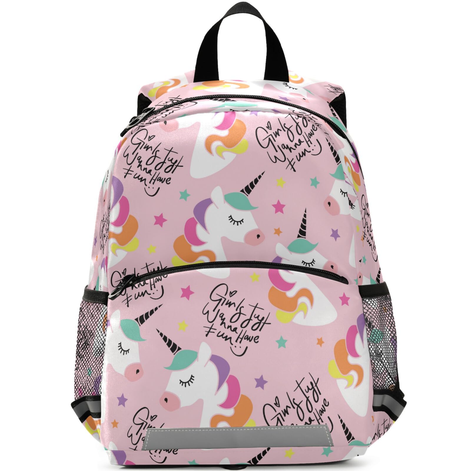 Cute Unicorn Kids Backpack with Safety Leash for Toddlers - School & Travel