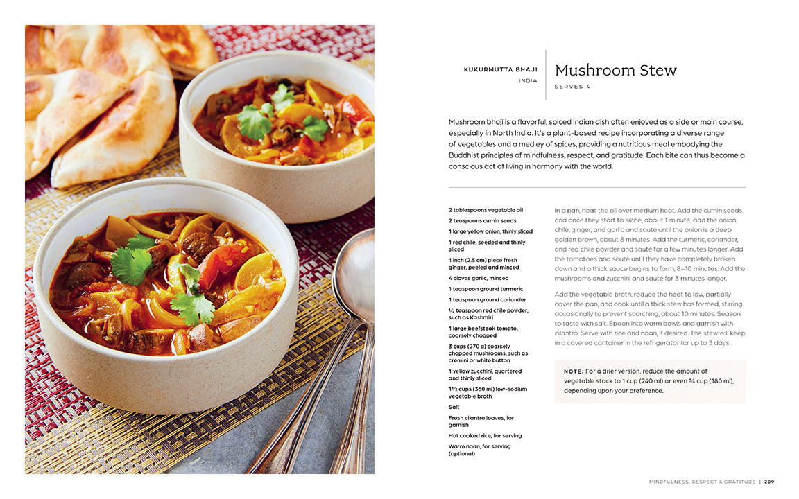 Eat Like a Monk - Healthy & Simple Meal Plan for Mindful Eating | Perfect for Meditation Retreats & Spiritual Wellness