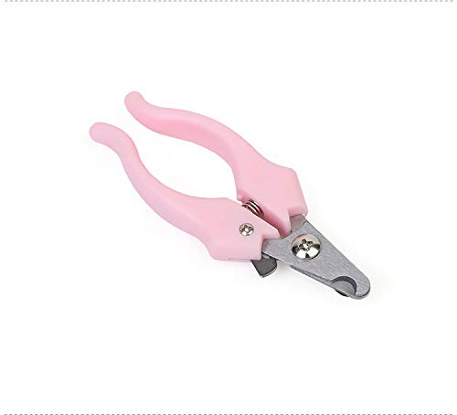 Professional Cat & Dog Nail Clippers - Stainless Steel Pet Grooming Kit with Safety Round Tip, Heavy Duty Titanium Coated Shears & Comb | Perfect for Home Pet Grooming & Nail Trimming Sessions