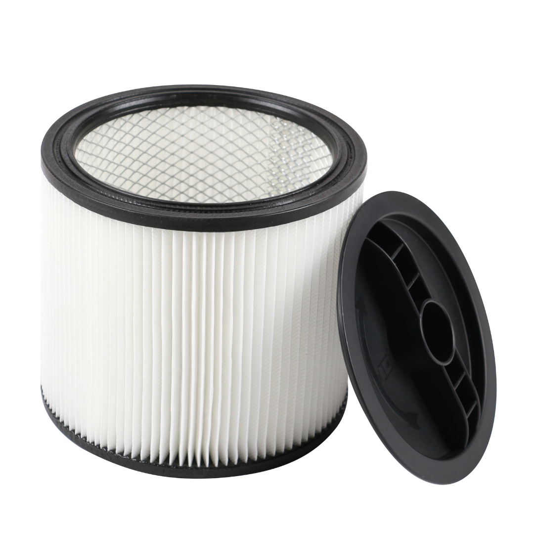 Universal Standard Cartridge Filter for 5-18 Gallon Wet/Dry Vacuum - Compatible with Most Major Brands, Ideal for Dust, Debris & Liquid Cleanup in Workshops, Garages & Construction Sites
