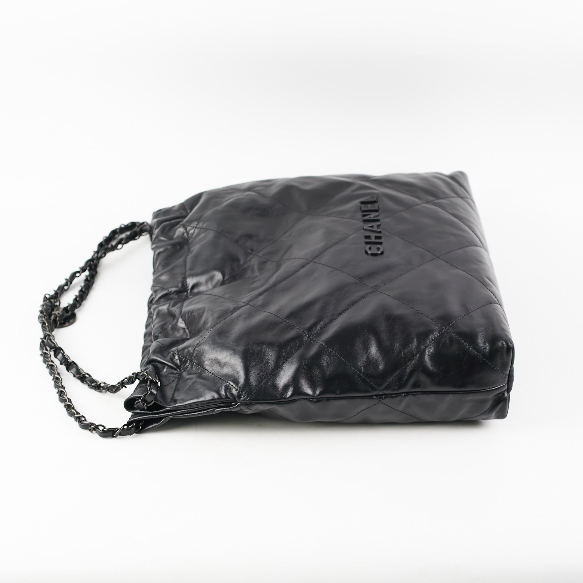 Chanel 22 Medium So Black Handbag - Luxury Leather Shoulder Bag for Women | Perfect for Work, Evening Events & Travel Accessories