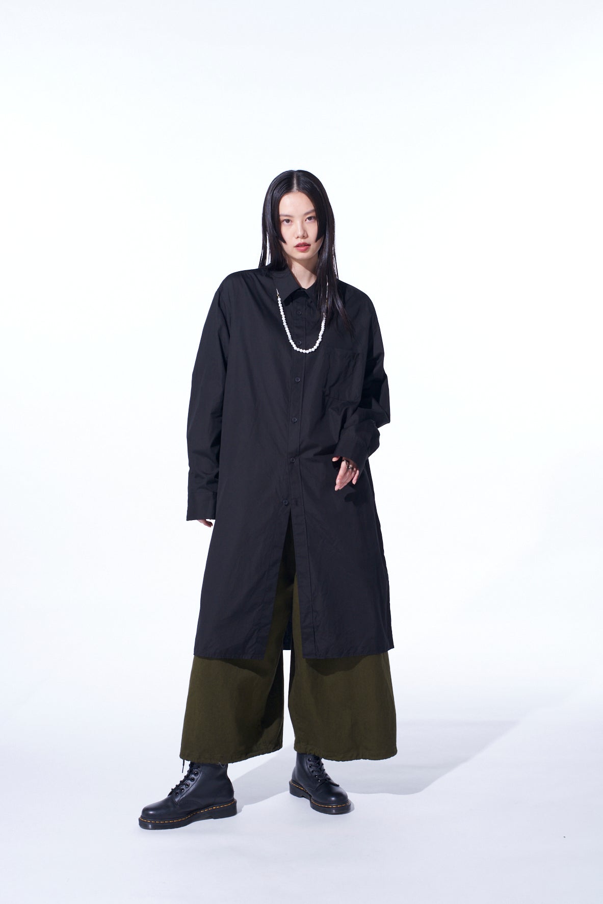 Stylish Cotton Broad Button Slits Long Shirt for Women - Casual & Office Wear - Perfect for Everyday Outfits and Professional Looks