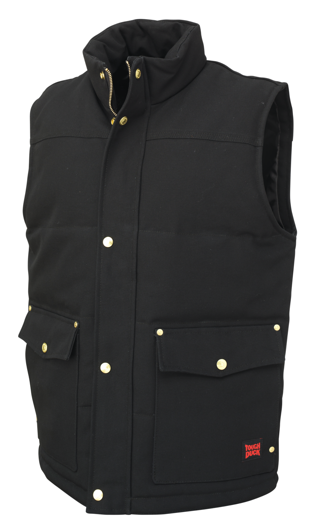 Tough Duck WV08 Woodsman Duck Vest - Heavy Duty Work Vest for Outdoor Hunting, Fishing & Construction - Durable Water-Resistant Utility Vest for Men