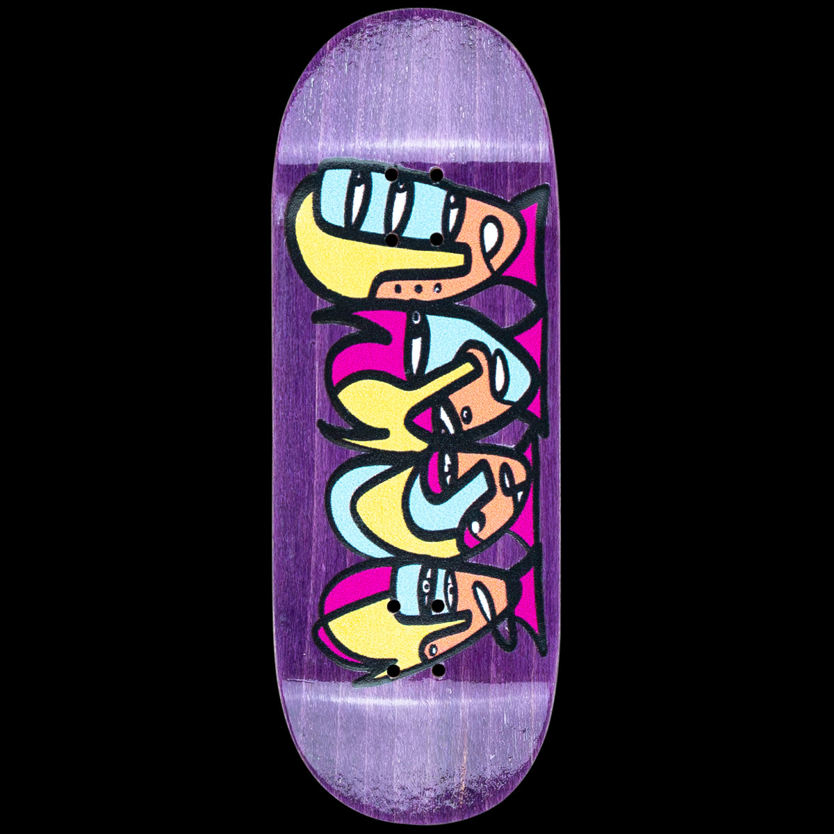 Variant Fingerboard Deck - Sonny Mountain Purple | Professional Mini Skateboard for Tricks & Practice | Perfect for Skating Enthusiasts & Collectors