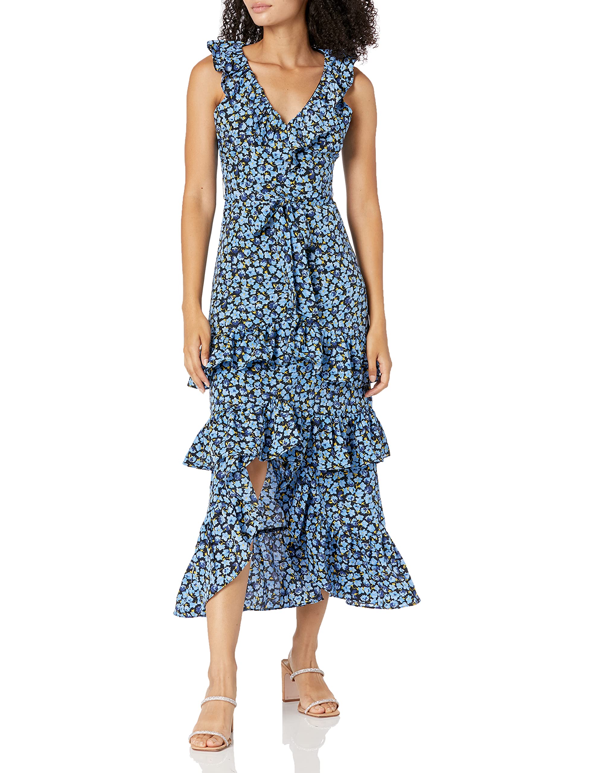 LIKELY Women's Morrell Dress - Elegant Flowy Midi Dress for Casual & Party Wear | Perfect for Summer, Beach, and Date Nights