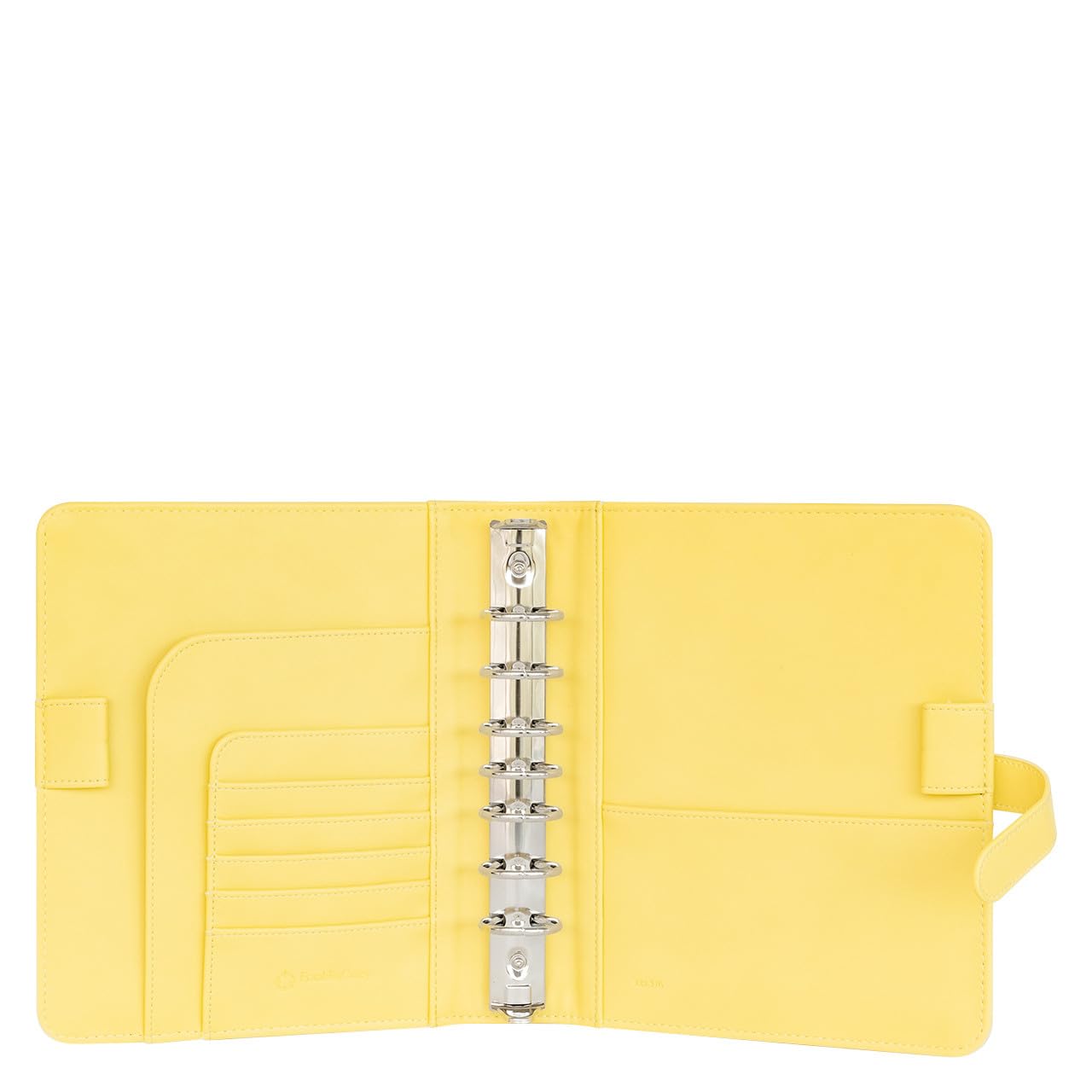 FranklinCovey Viola Simulated Leather Snap Binder - Classic Sunglow Yellow | Professional 3-Ring Binder for Office, School & Business Organization | Durable Cover for Documents & Presentations